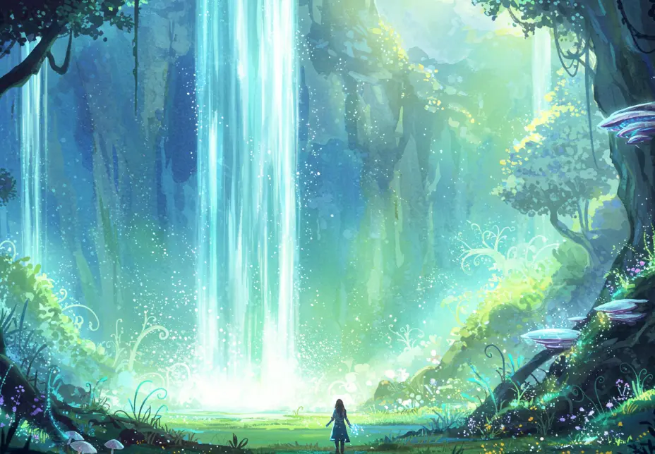 폭포위에서 뛰어내리는 꿈