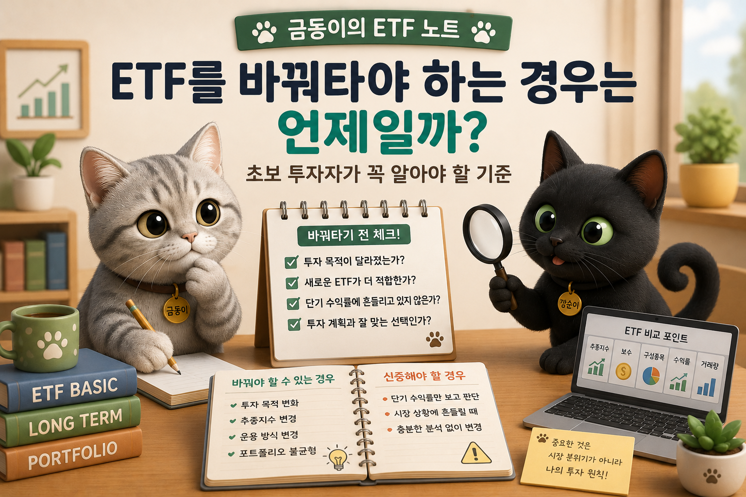 국내 주식ETF 바꿔타기 관련 내용