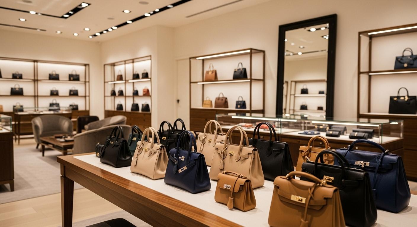 명품 가방 판매 매장