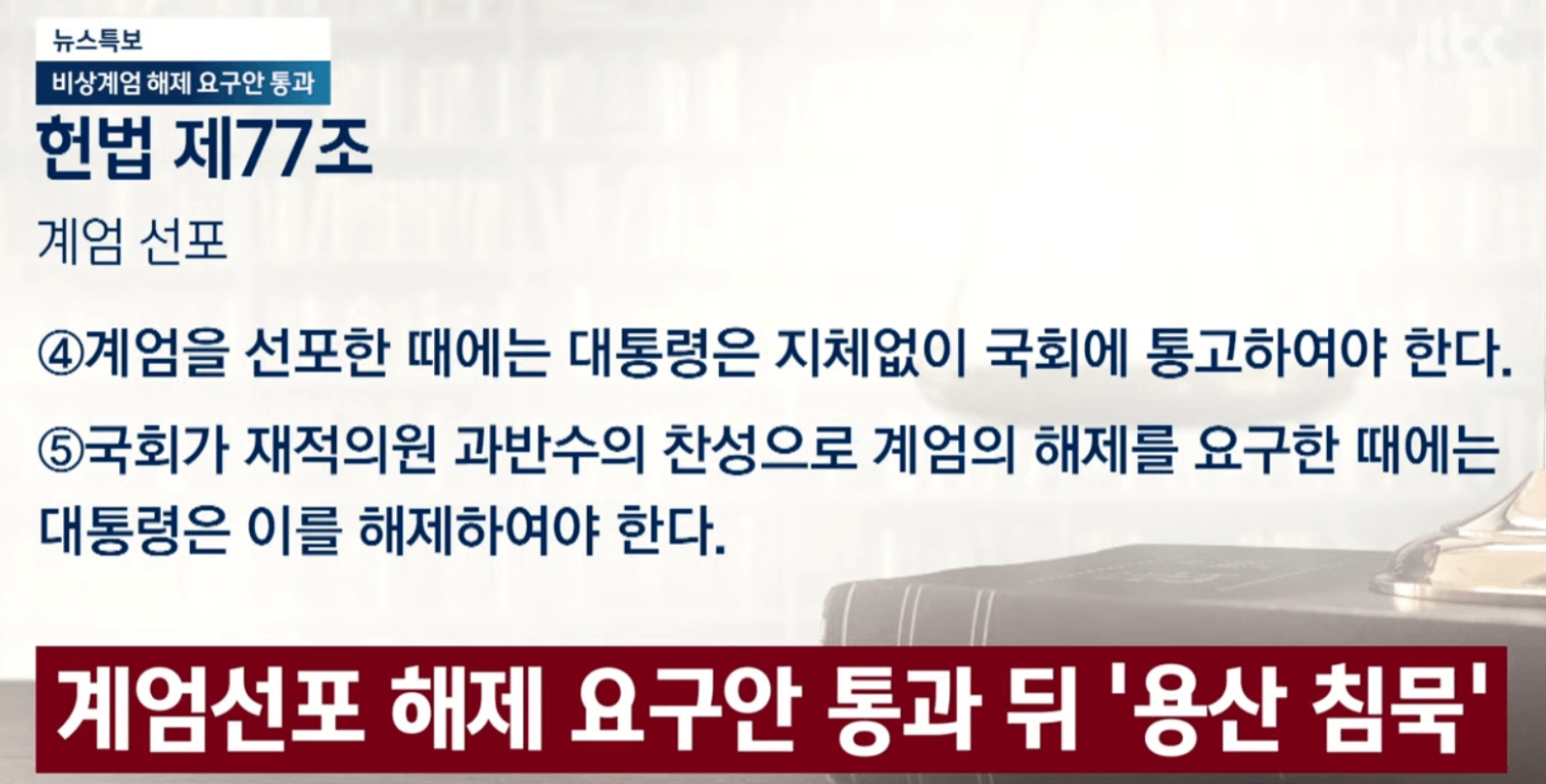 헌법 제 77조 계엄선표