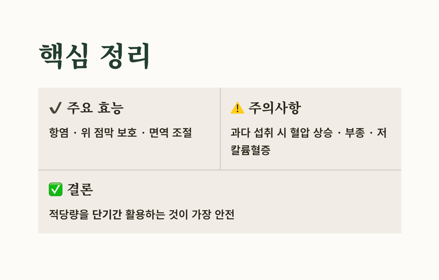 감초 효능