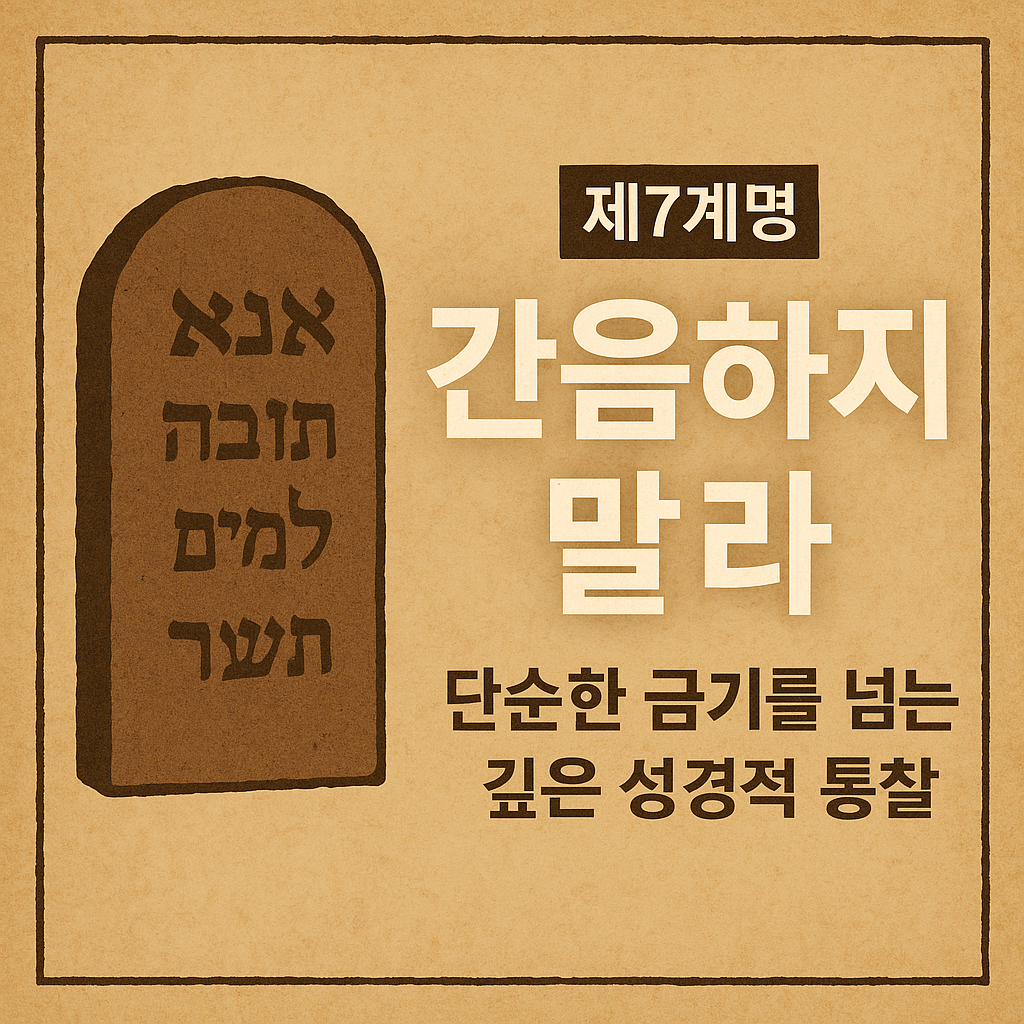 간음하지 말라