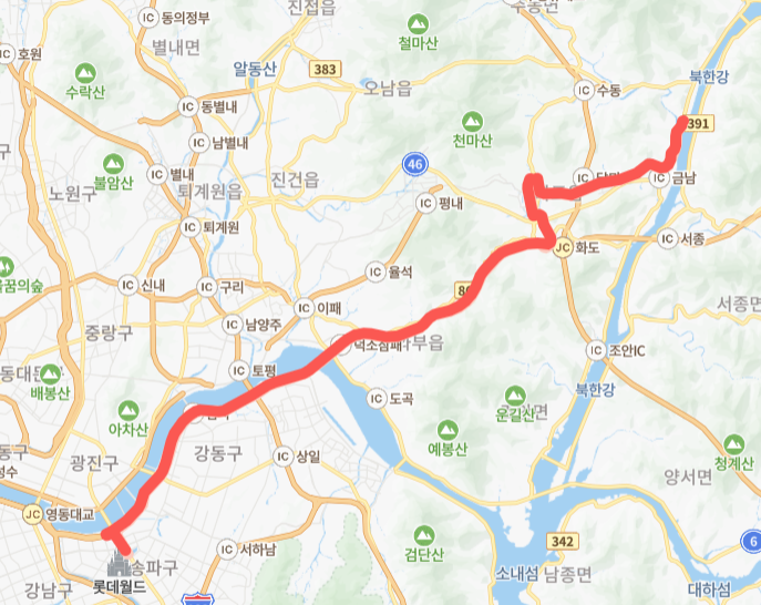 가평-남양주-서울-8002번-버스-노선-지도