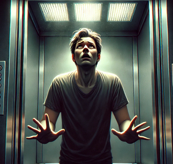 엘리베이터에 갇혀 두려움을 느끼는꿈