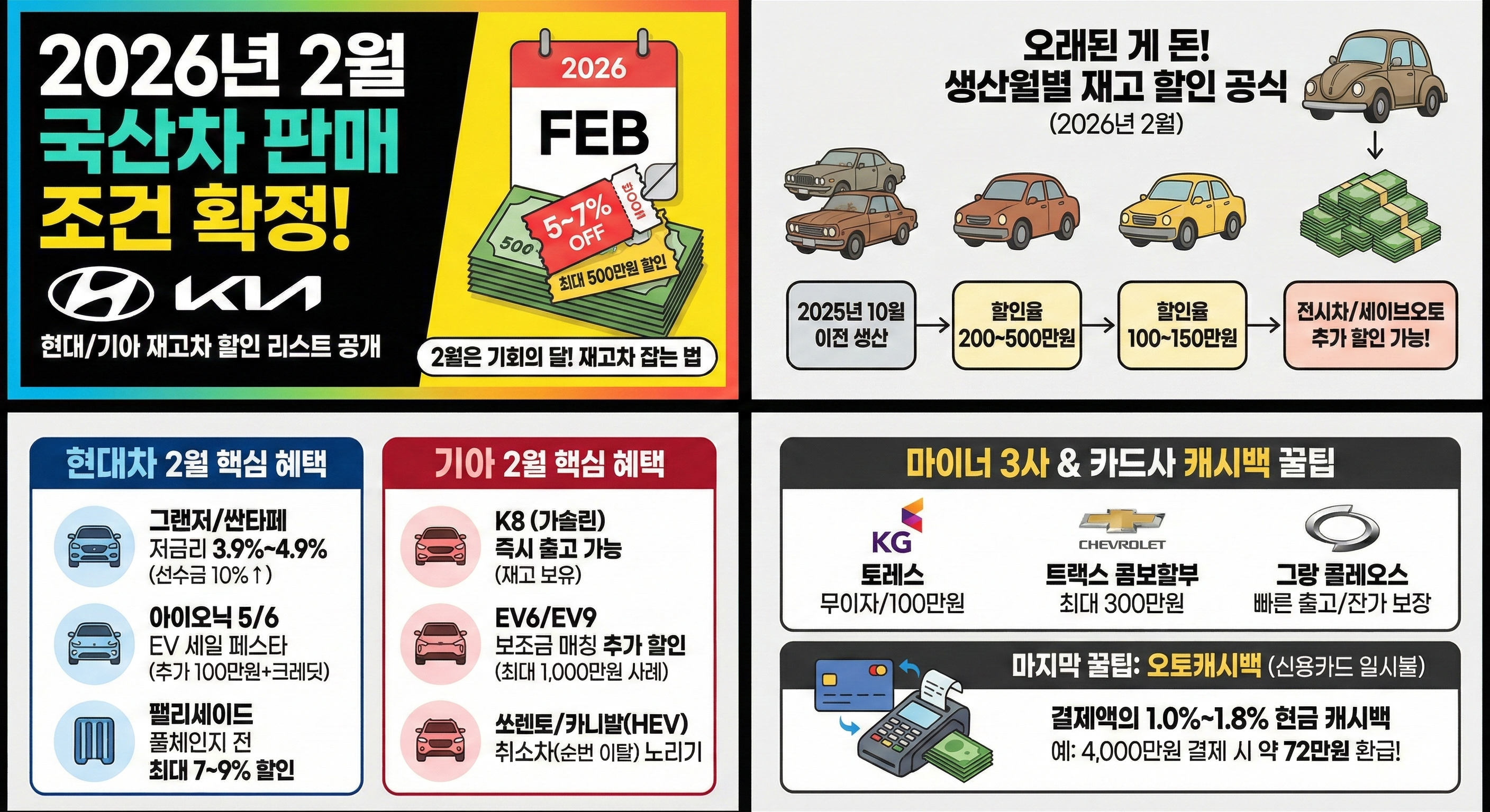 2월 국산차 프로모션