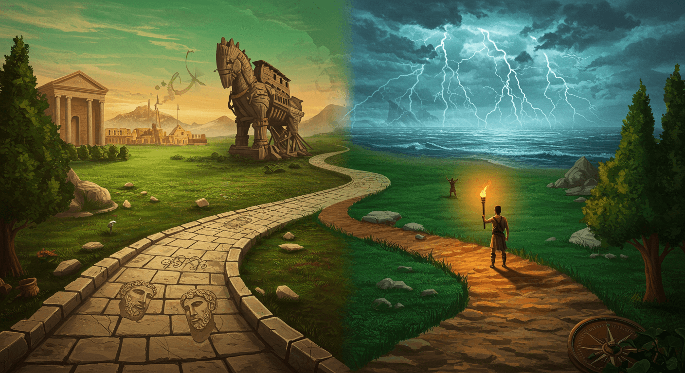 『일리아드』와 『오디세이아』 속 운명 서사의 철학 관련 사진