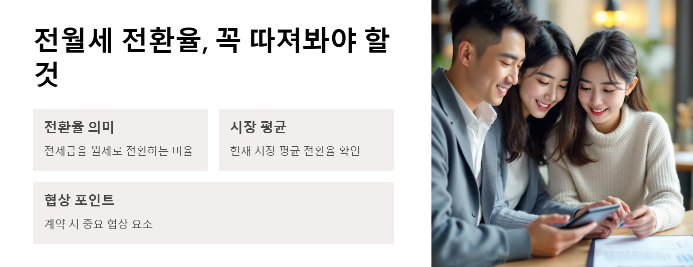 전월세 전환율, 꼭 따져봐야 할 것