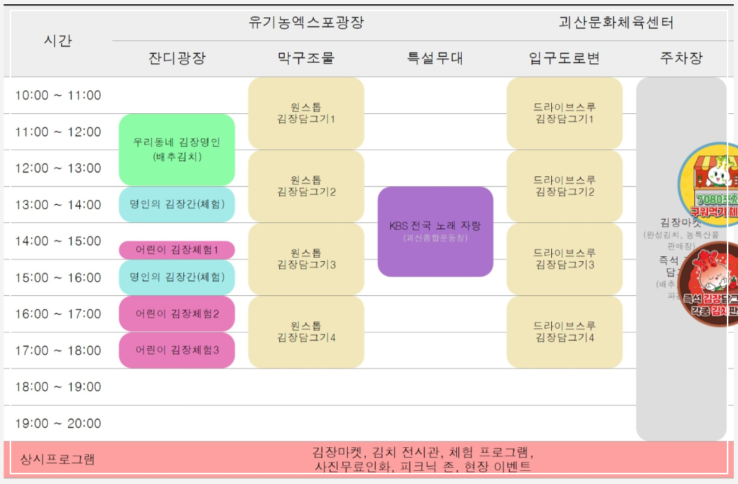 2024 괴산 김장축제 일정 가볼 만한 곳 소개