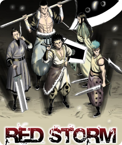 Red Storm webtoon official thumbnail