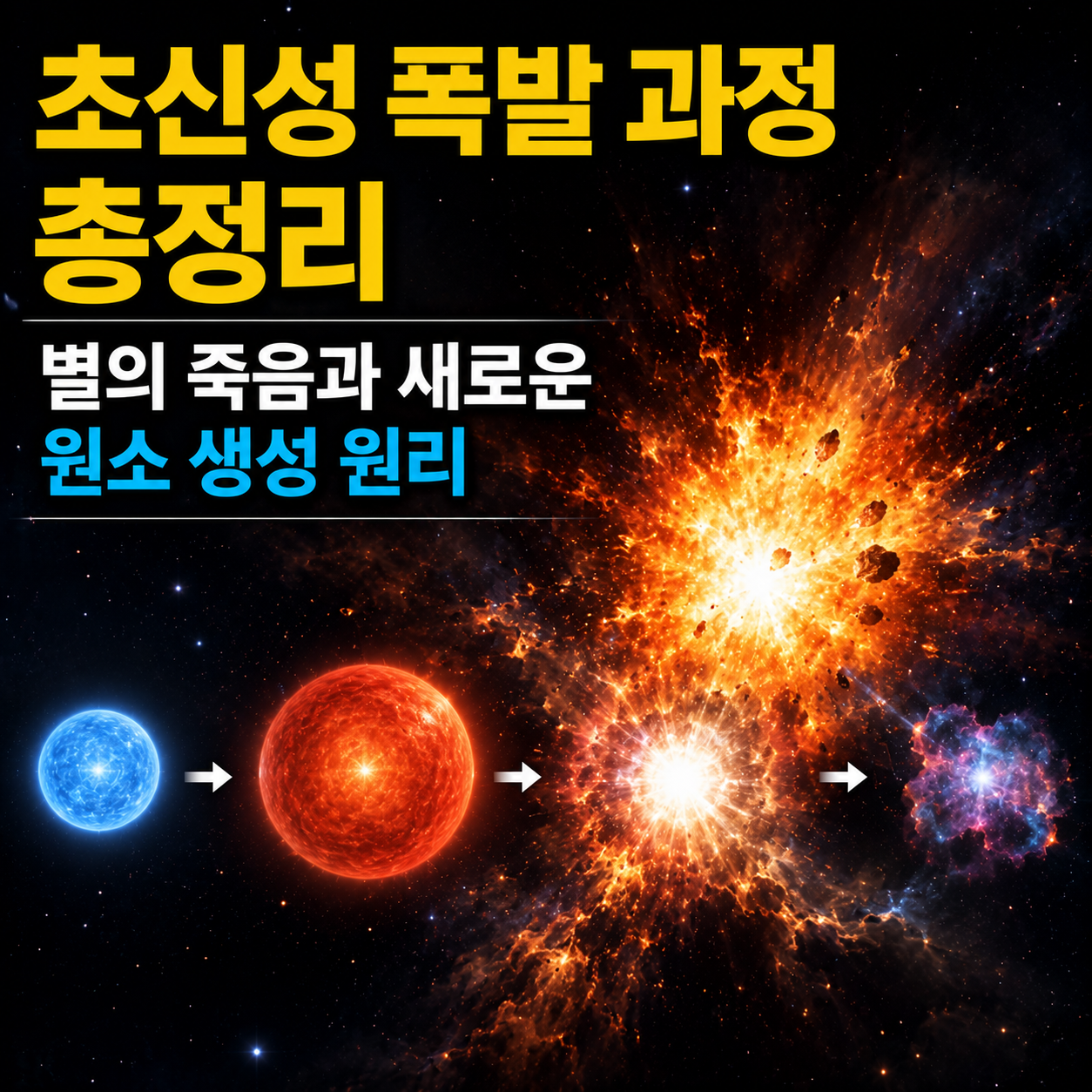 초신성 폭발 과정