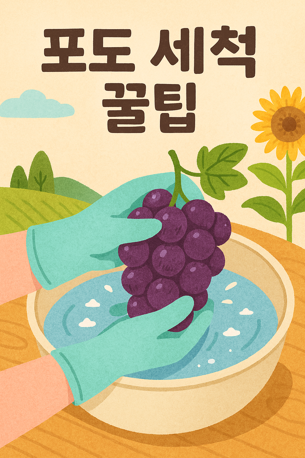 포도 세척법