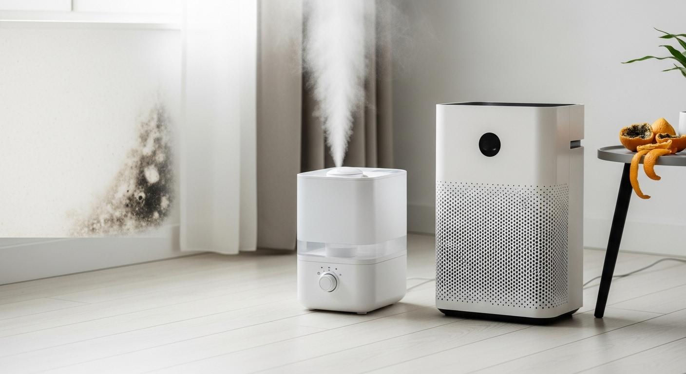 가습기 공기청정기 곰팡이