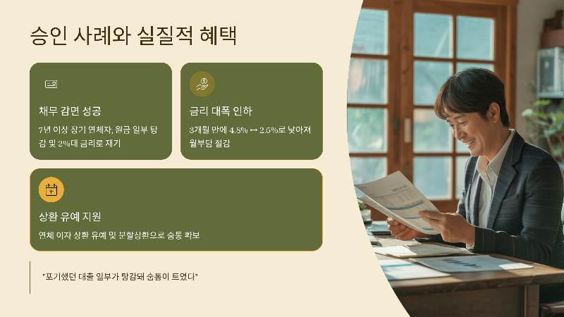 승인 사례와 실질적 헤택