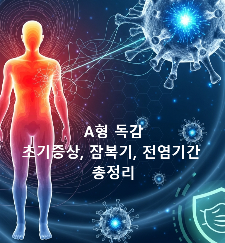 A형 독감, 초기증상, 잠복기, 전염기간 총정리