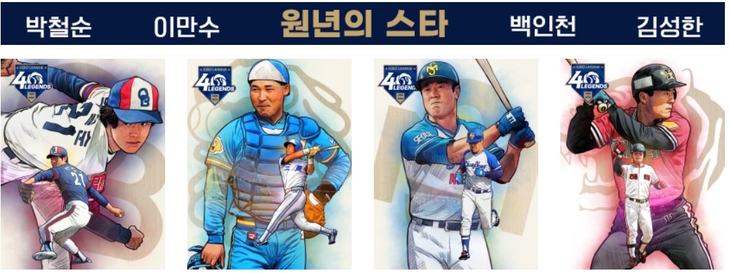 2차 발표: 원년의 스타 (7월 25일 발표)