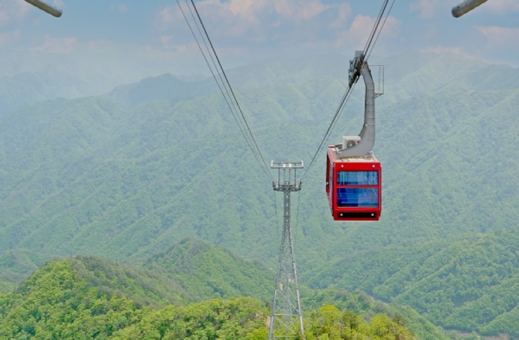 백암산 케이블카