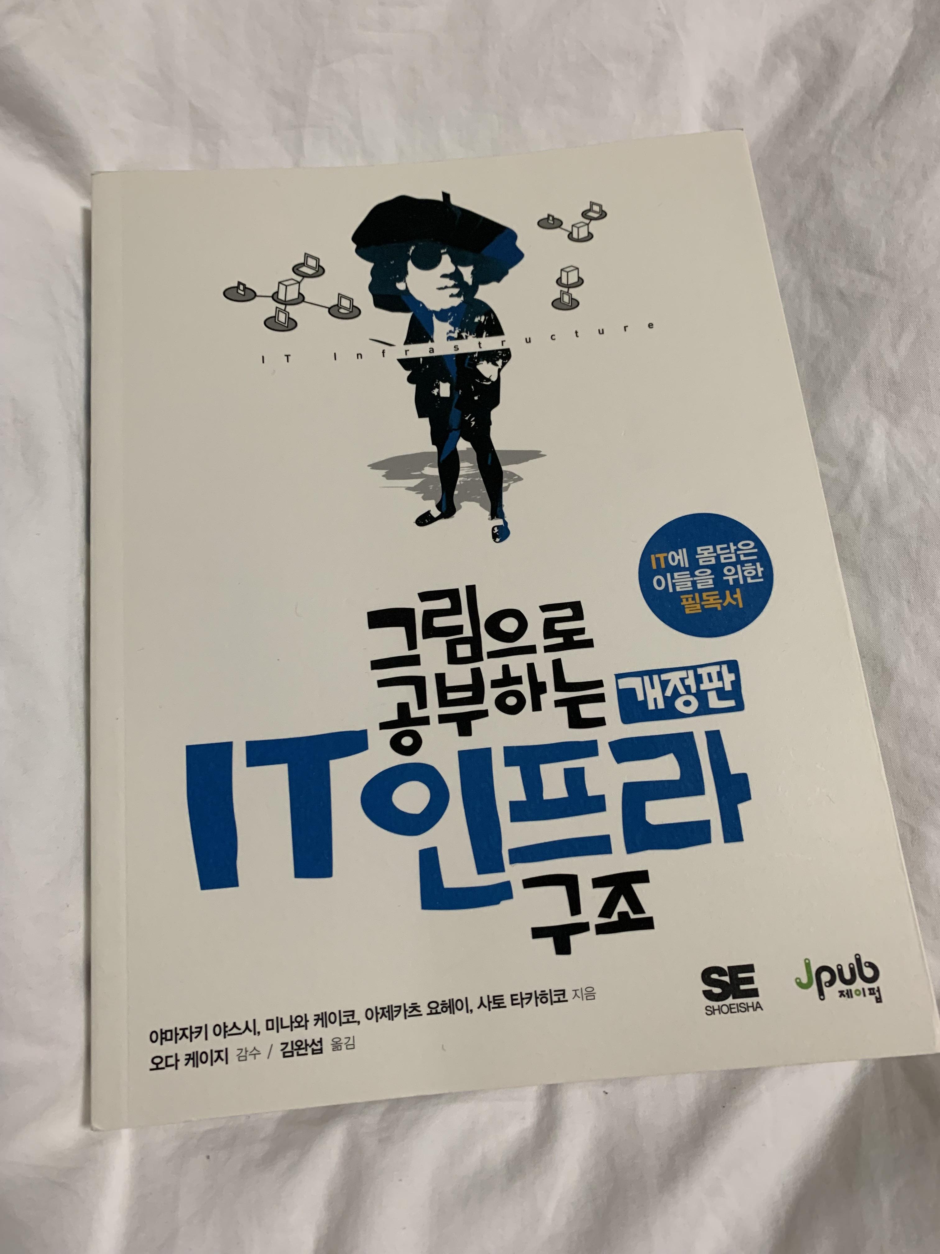 [서평] 그림으로 공부하는 IT 인프라 구조 - 1. 책의 표지