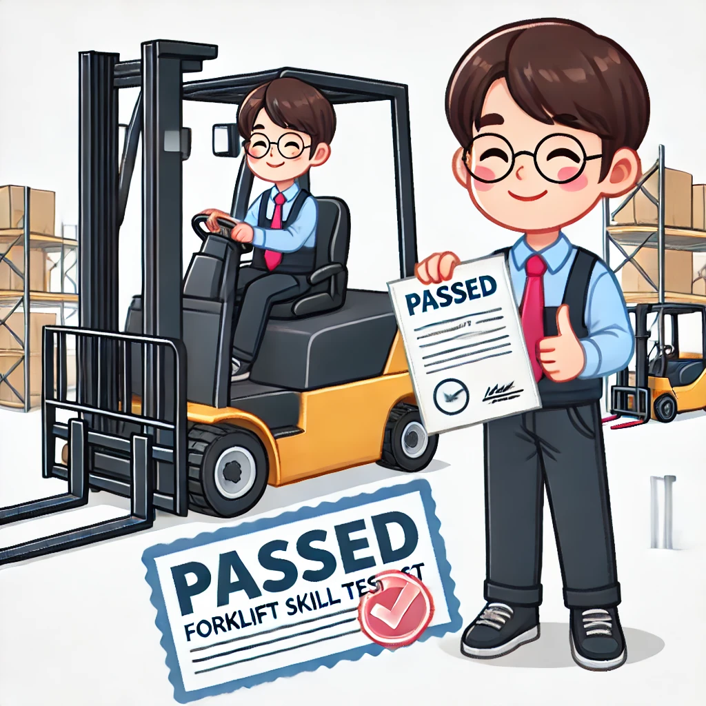 지게차기능사 실기시험, 한 번에 합격하는 노하우 🔧 (채점, 코스, 운전, 꿀팁, 실수, 실기연습장)