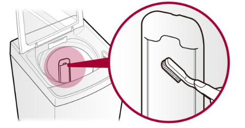 필터 결합부 청소