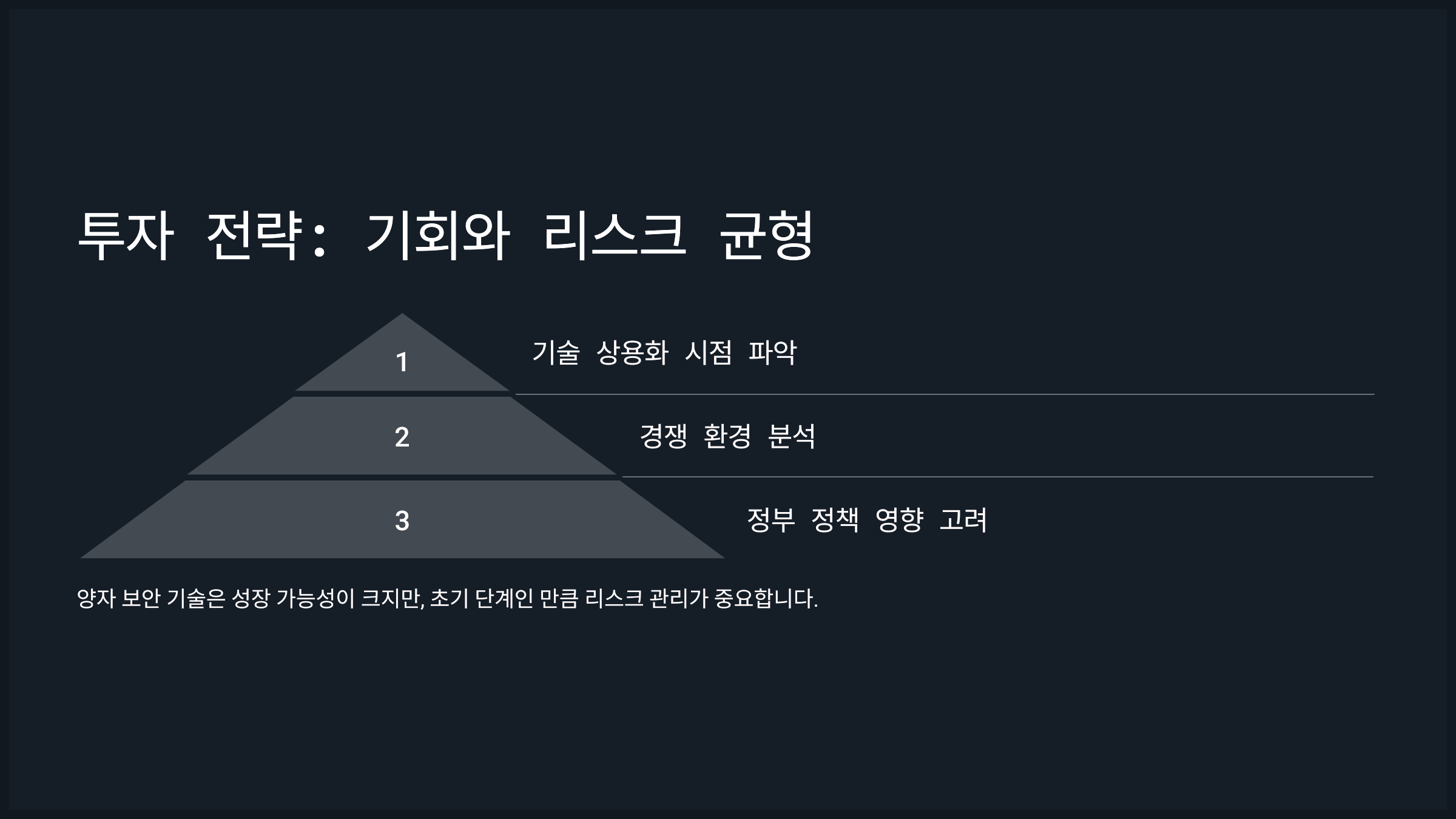 투자 전략: 기회와 리스크 균형