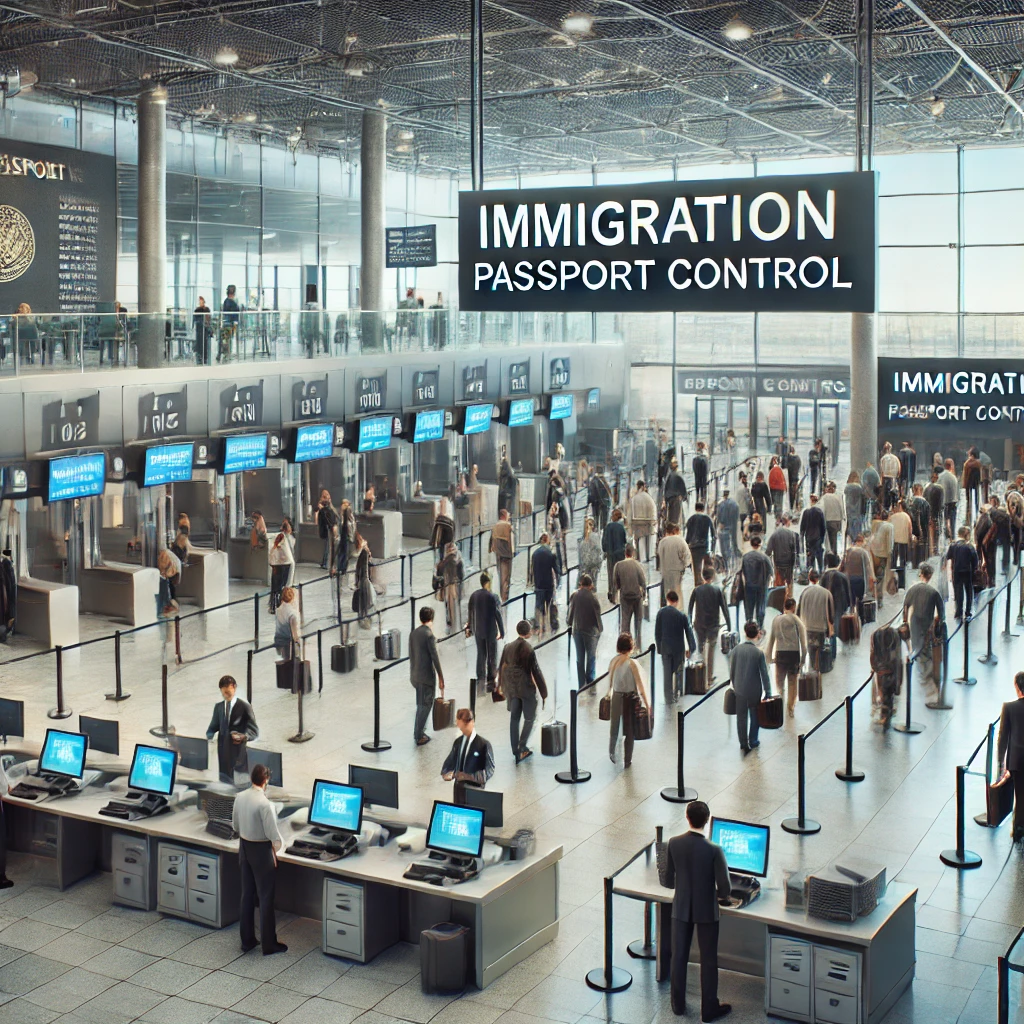 일본 공항 입국장 모습 이미지