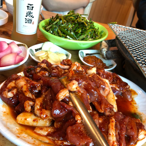 툇골오리 본점 춘천 오리 숯불구이 오리탕