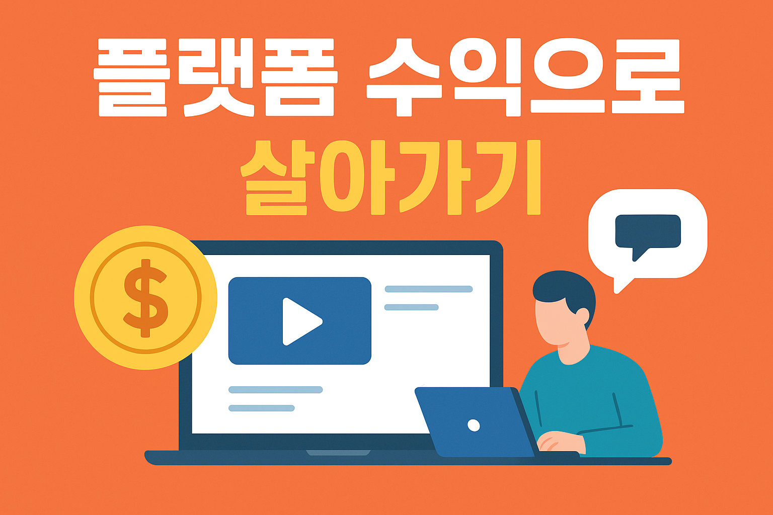 플랫폼 수익으로 살아가기: 새로운 경제 패러다임