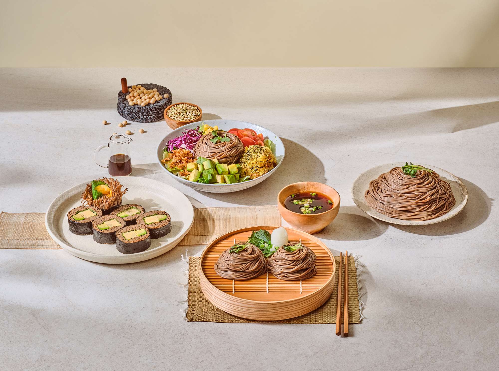 메밀 두유면 활용 요리