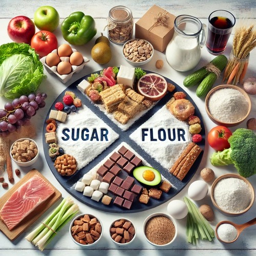 설탕과 밀가루를 제한하여 건강한 다이어트 하기