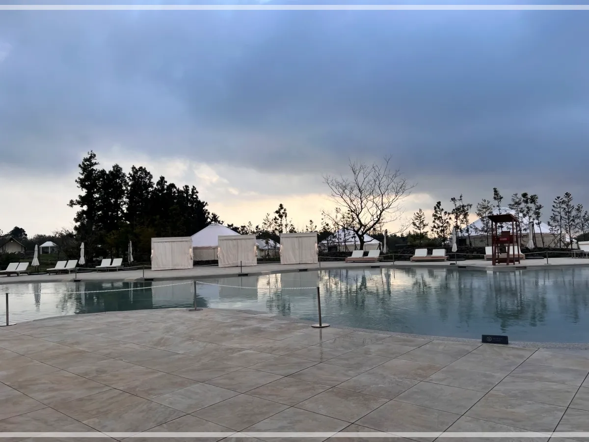 제주도 스타빌 수영장 온천 네이처풀