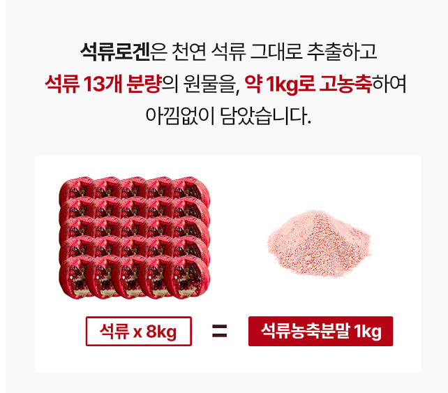 석류로겐 내돈내산 후기
