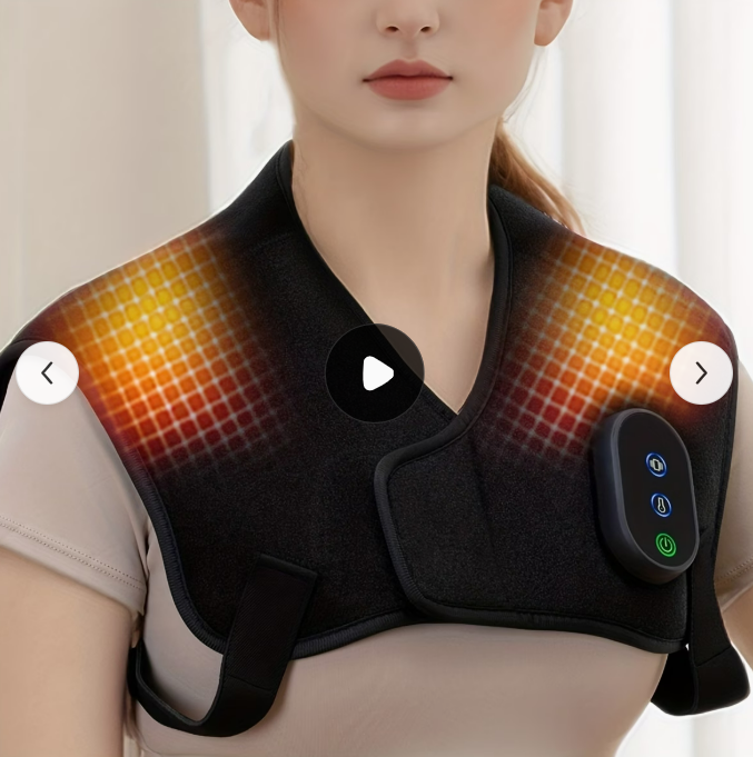 USB 전원 휴대용 어깨 마사지기 (히팅 &amp; 진동)