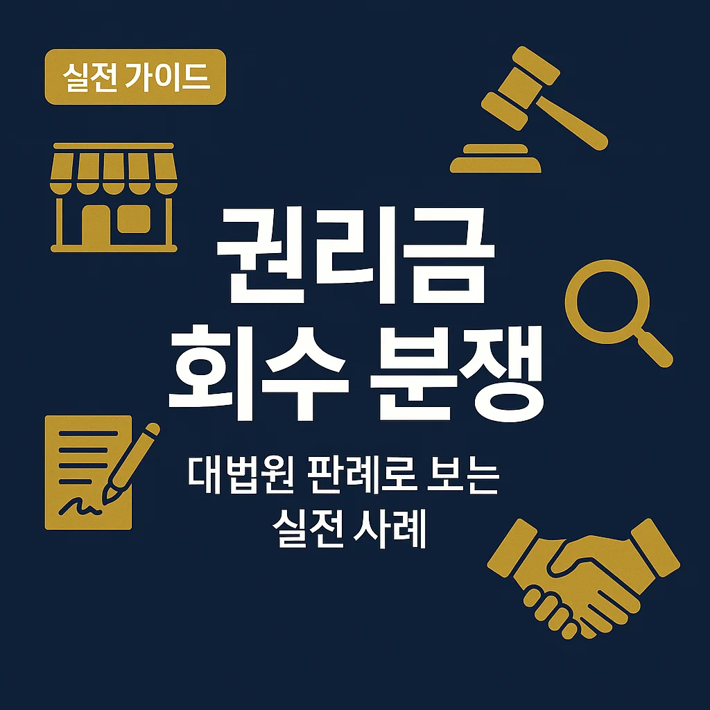 권리금_회수_분쟁,_대법원_판례로_끝내기:_정당사유·증거·배상액·시효_완전_정리