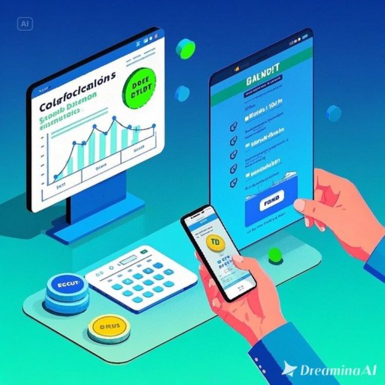 초보자가 스마트폰으로 USDT, USDC, DAI 등 스테이블코인을 거래소에서 구매하고, DeFi 플랫폼에 예치·스테이킹하는 모습. 한쪽에는 담보형·알고리즘형 구조 다이어그램, 다른 한쪽에는 이자 수익률 그래프와 리스크 체크리스트가 함께 있는 밝고 신뢰감 있는 일러스트.