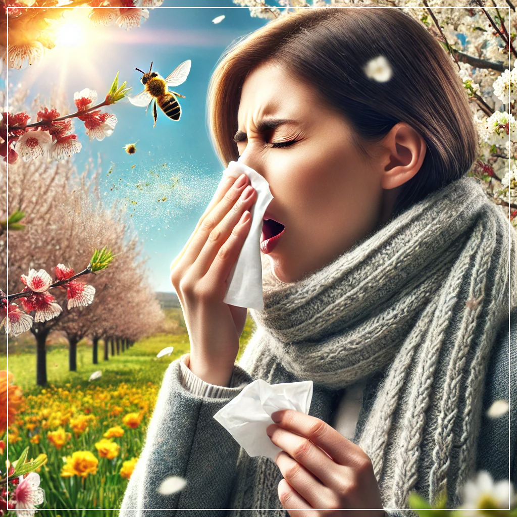 봄철 알러지의 주요 증상
