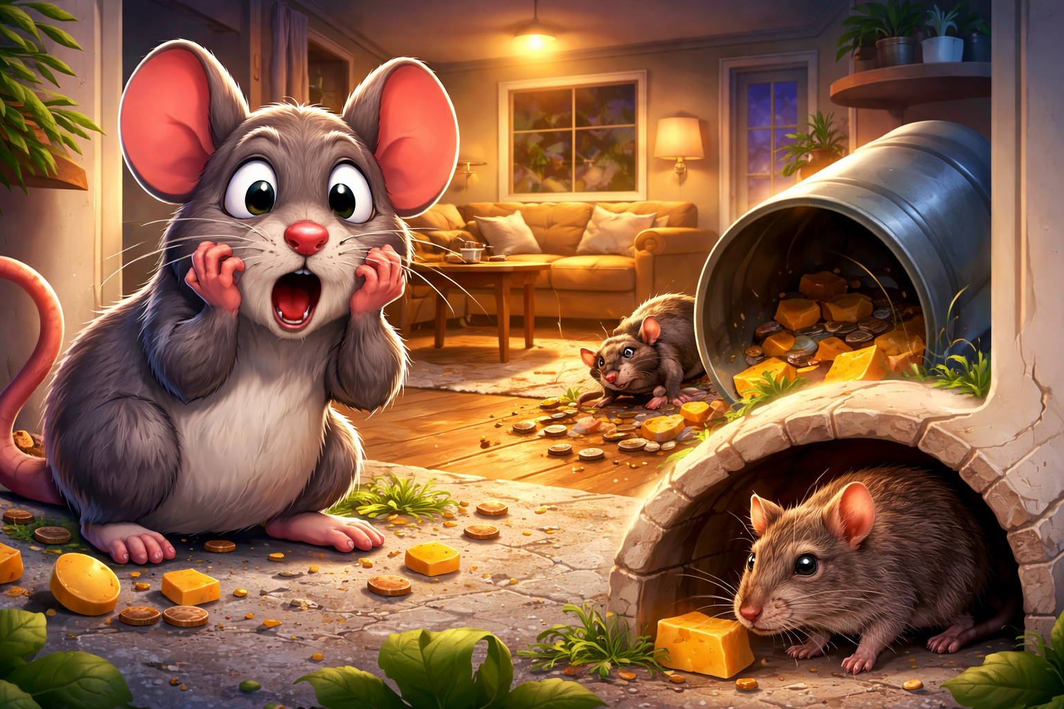 쥐가 집에 나오는 꿈