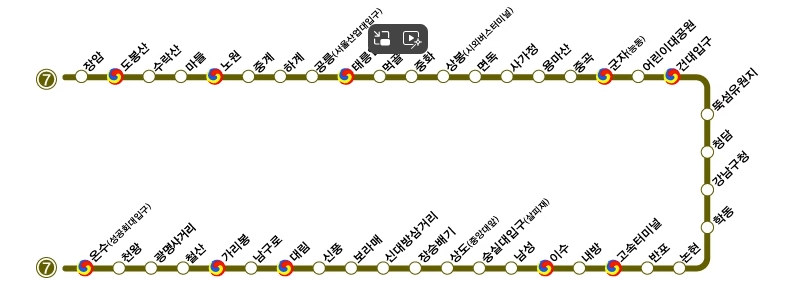 서울 지하철노선도 크게보기