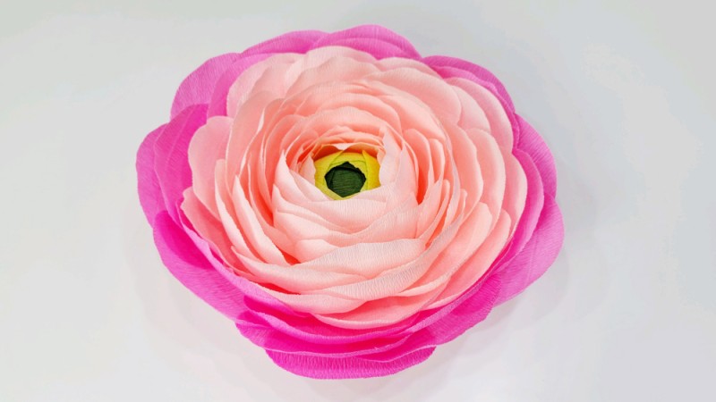 자이언트플라워 종이꽃만들기 도안만 있으면 독학도 가능하네요