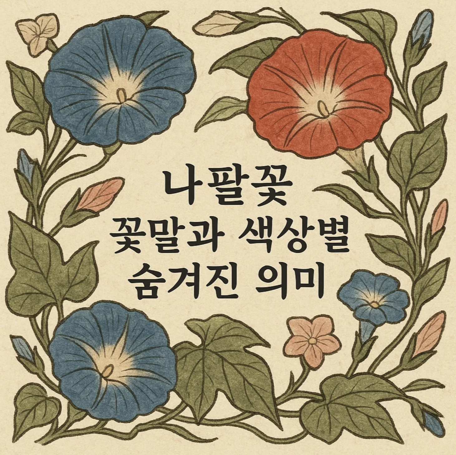 나팔꽃 꽃말과 색상별 숨겨진 의미