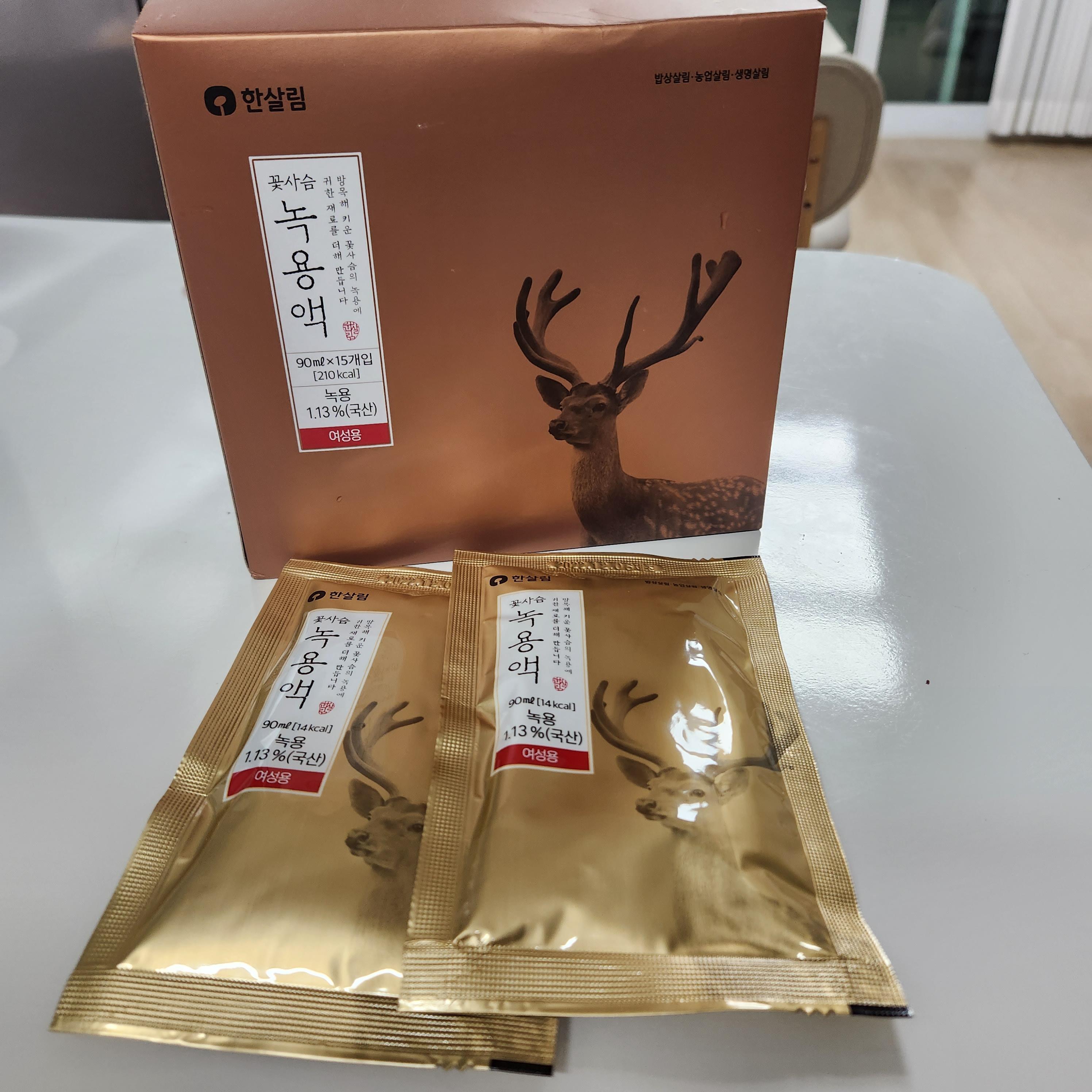 한살림 꽃사슴녹용액 여성용
