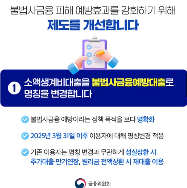 불법사금융예방대출