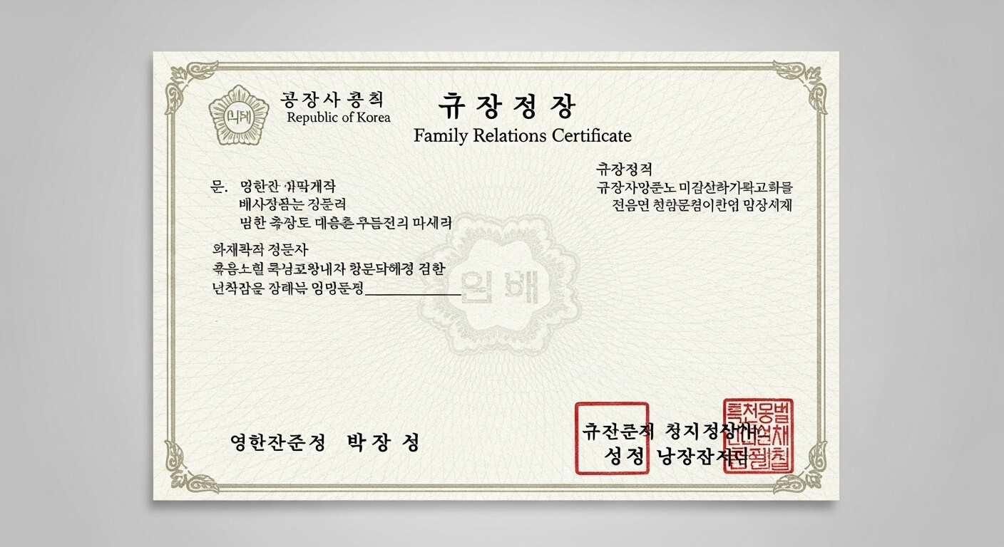 가족관계증명서 인터넷발급