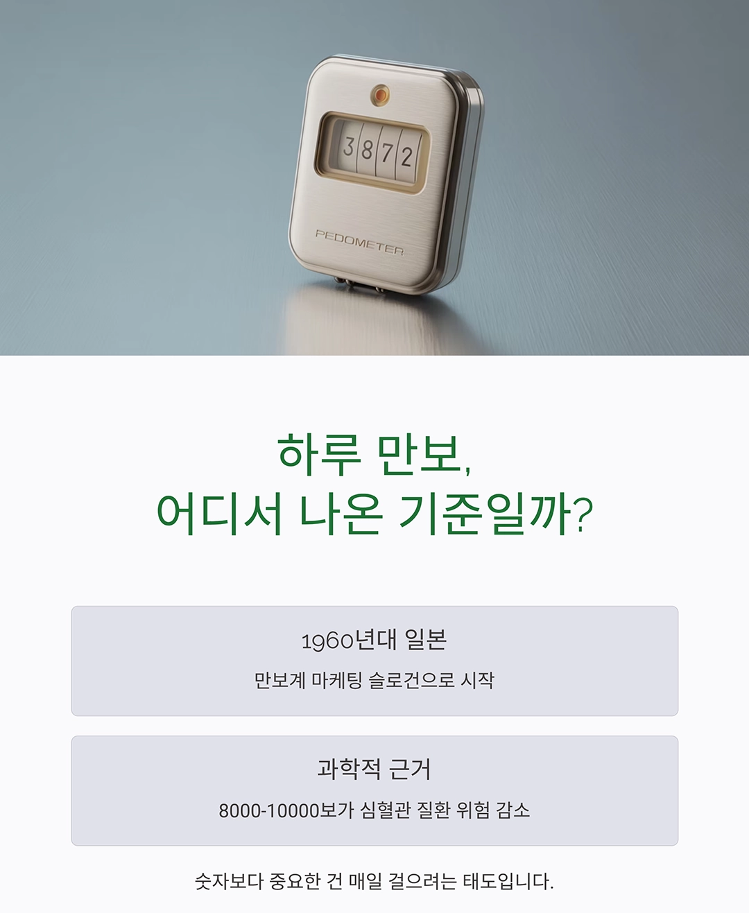 하루 만보 걷기로 심폐 건강 챙기는 똑똑한 습관