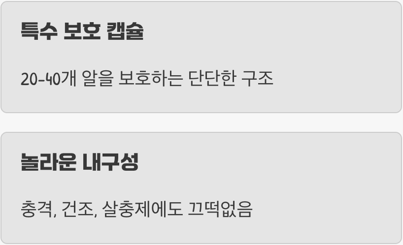 바퀴벌레의 비밀 무기, '알집'