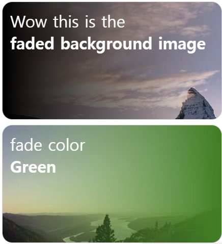 fade color