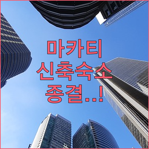 필리핀 마닐라 여행 마카티 중심가 신..