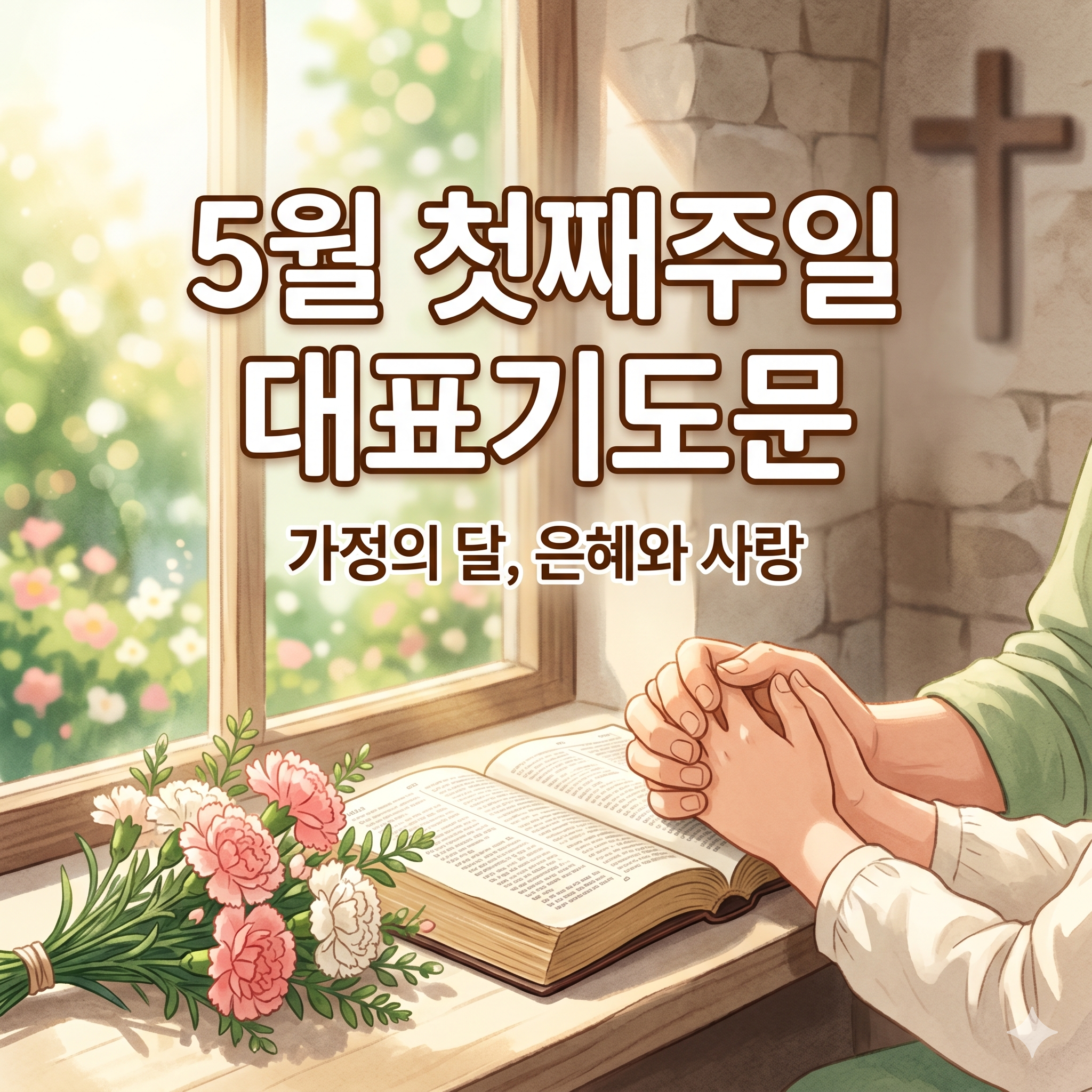 5월 첫째주일 대표기도문: 가정의 달, 은혜와 사랑이 넘치는 기도의 시간