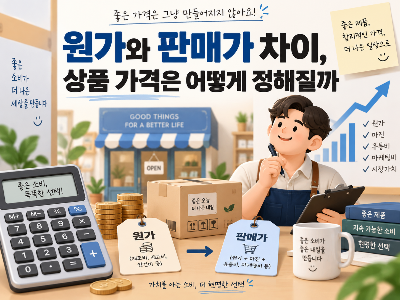 원가와 판매가 차이, 상품 가격은 어떻게 정해질까
