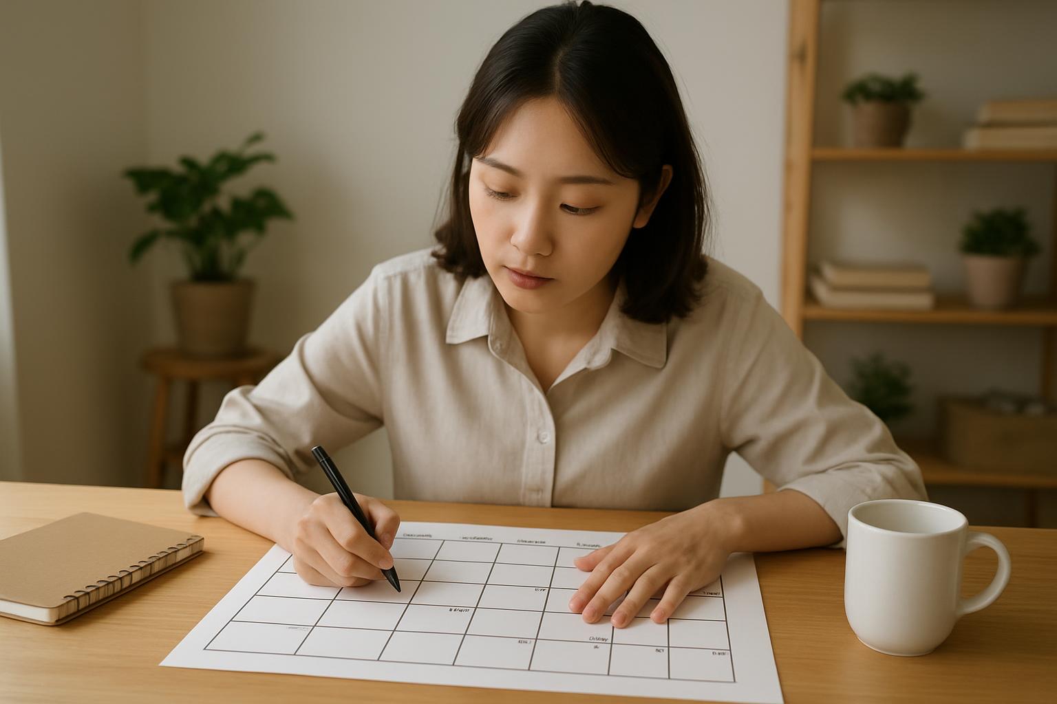 한 달 콘텐츠 일정표 만들기 전략과 실전 템플릿