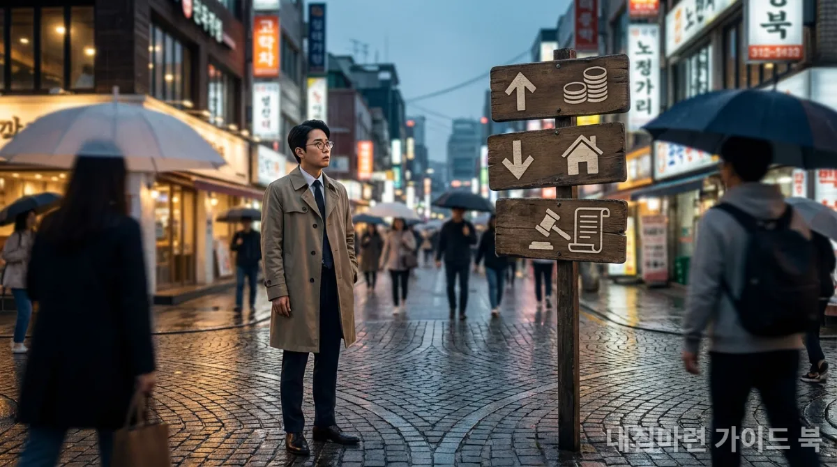 갭투자의 다양한 리스크를 상징하는 한국인 투자자